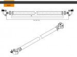 Cornerbrake met klem 1 meter - Afbeelding 2