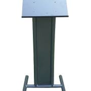 Katheder/ Spreekstoel/ Lessenaar duo recht met dichte achterplaat