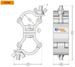 Deco Truss 14 Swivel Coupler - Afbeelding 2