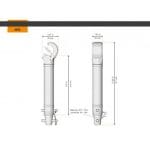 Claw Spacer 210 mm - Afbeelding 2