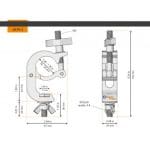 Selflock Hook Small 32-35/30/100 kg - Afbeelding 2