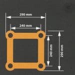 Beursstand 550 x 550 x 300 cm - Afbeelding 2