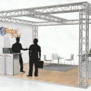 Beursstand 450 x 450 x 300 cm