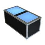 Flightcase dubbel tafelblok met plexiglas - Afbeelding 4