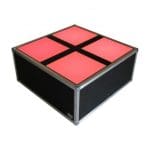 Flightcase tafelblok met plexiglas - Afbeelding 2