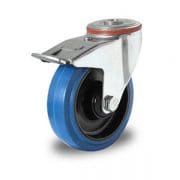 Zwenkwiel 100mm 1 gats