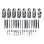 Truss Vierkant 34 4-weghoek C41 90° zwart - Afbeelding 2