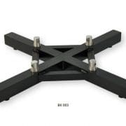 Baseplate kruis 30 male Zwart