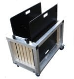 Transportkar incl.4 stalen bodemplaten 74 x 74 cm