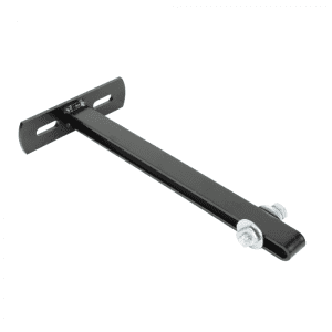 Eurotrack Wentex - Wandhouder 300 mm Zwart