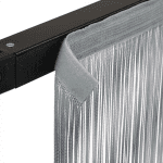 Wentex Draadgordijn Grijs B300 x H600 cm - Afbeelding 2