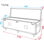 Wentex Pipe & Drape Case 60 cm basis
