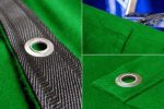 Greenscreen Molton B3.00xH4.00m met ringen - Afbeelding 3