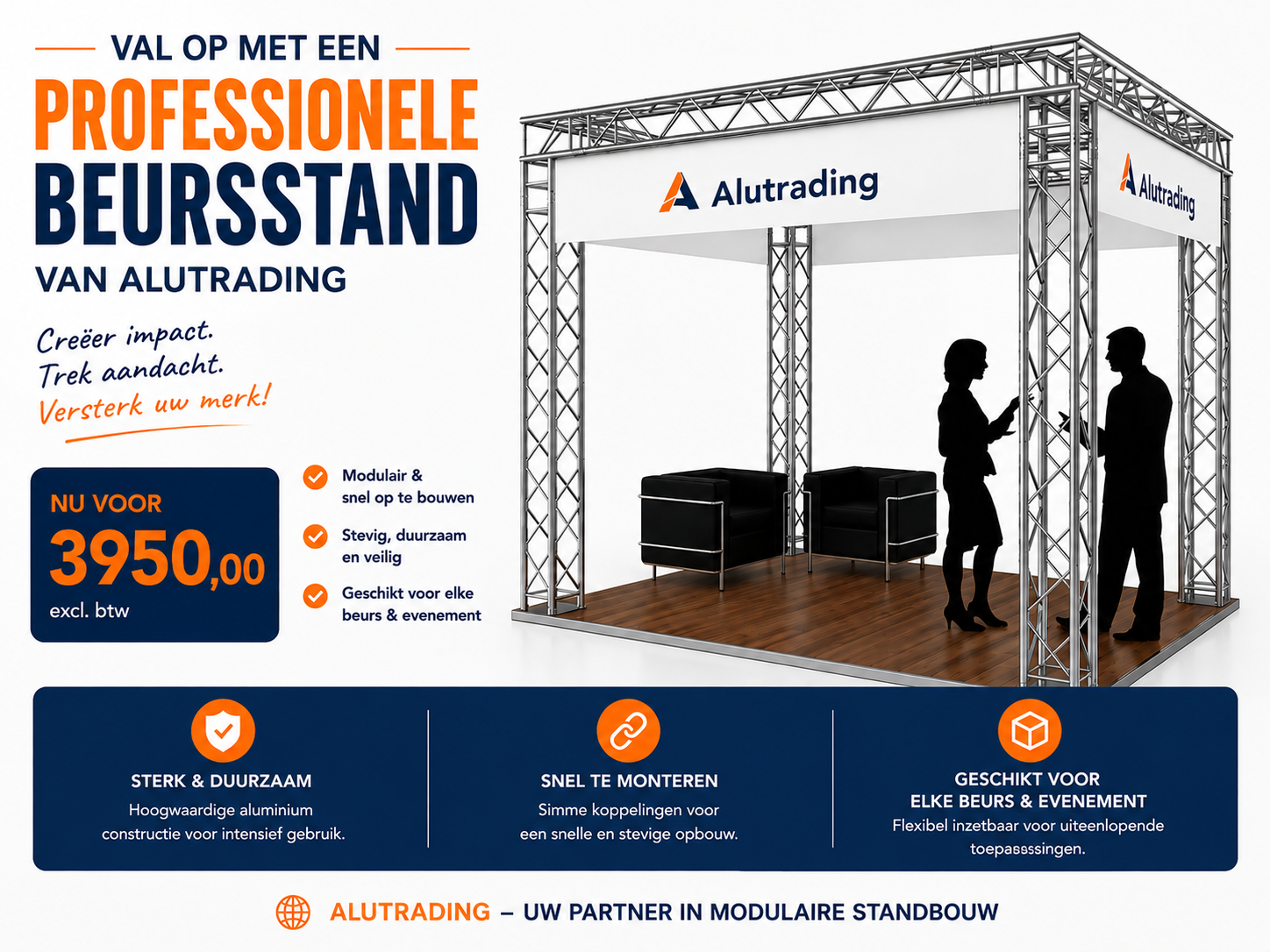 Beursstand 500x400x300