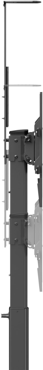 SHOWGEAR Flatscreen-trolley 9 voor schermen van 37" - 70" - Afbeelding 5
